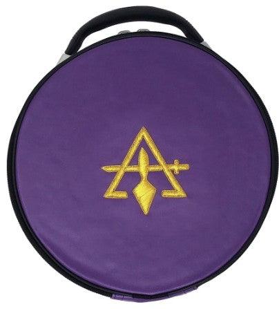 Cryptic Royal & Select Masonic Hat/Cap Case Purple | Regalia Lodge