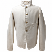 Load image into Gallery viewer, Ivory Civil War Long Shell Jacket with Chest Pocket