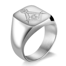 Load image into Gallery viewer, Cast Masonic Religious Ring Stainless Steel | Regalia Lodge
