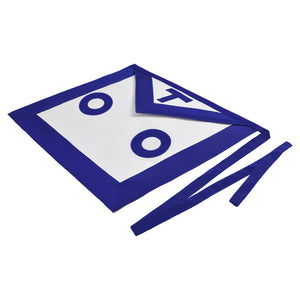 Blue Lodge Apron – OTO Style in White & Blue Fabric Options