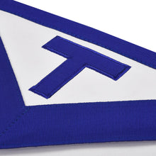 Load image into Gallery viewer, Blue Lodge Apron – OTO Style in White &amp; Blue Fabric Options