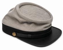 Carica l'immagine nel visualizzatore di Gallery, Civil War Kepi Hat | Historical Military Cap | Reproduction Civil War Uniform Hat