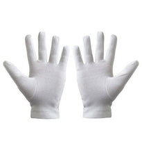 Afbeelding in Gallery-weergave laden, Masonic Knight Templar Red Nordic Cross White Cotton Machine Embroidery Glove (2 Pairs) | Regalia Lodge