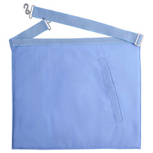Load image into Gallery viewer, Master Mason Blue Lodge Apron -  Masonic Machine Embroidery Apron- Light Blue &amp; White
