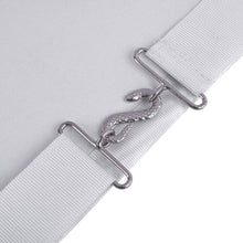 Load image into Gallery viewer, Master Mason Blue Lodge Apron - Silver Bullion Embroidery With Pillars &amp; Tools