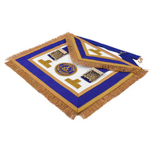Load image into Gallery viewer, Past Master Apron – Hand Embroidery &amp; Chain Tassels