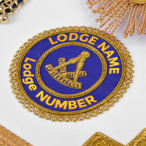 Past Master Apron – Hand Embroidery & Chain Tassels