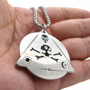 Premium Quality All-Seeing Eye Pendant Necklace with Masonic Symbolism for Men-Blue Lodge Necklaces & Pendants-Masonic Pendants-Freemason necklace | Regalia Lodge