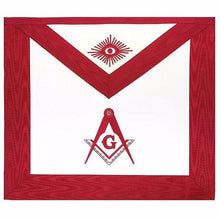 Carica l&#39;immagine nel visualizzatore di Gallery, Masonic Blue Lodge Master Mason Apron Red | Regalia Lodge