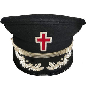 SIR KNIGHT KNIGHTS TEMPLAR CAP - SILVER VINEWORK | Regalia Lodge