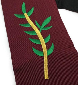 Masonic Blue Lodge 14th Degree Collars- Set of 9 collars Machine Embroidered | Regalia Lodge