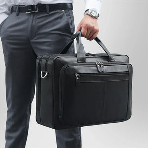 Men's leather business briefcase Men's leather briefcase Hard briefcase Handbag Business Briefcase Official Briefcase Multifunctional Briefcase | Regalia Lodge