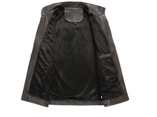 Load image into Gallery viewer, Men&#39;s PU Leather Jacket-Casual Leather jacket for mens-biker Lightweight Leather jacket | Regalia Lodge