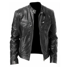 Load image into Gallery viewer, PU Leather Jacket Slim Leather Jacket | Regalia Lodge