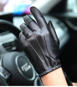 WARMEN men's PU leather gloves - WARMEN Winter Leather Gloves for Men-WARMEN Mens Texting Winter Gloves -Warmen Faux Leather Winter Gloves | Regalia Lodge