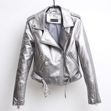 Load image into Gallery viewer, Punk style leather motorcycle Jacket-biker leather jacket-PU Leather jacket | Regalia Lodge
