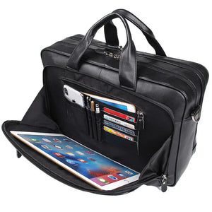 Men's leather business briefcase Men's leather briefcase Hard briefcase Handbag Business Briefcase Official Briefcase Multifunctional Briefcase | Regalia Lodge