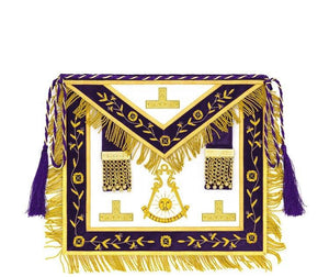 Puerto Rico // Past Master Signature Hand Embroidered Apron | Regalia Lodge