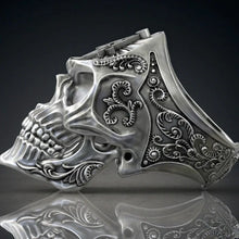 Load image into Gallery viewer, Masonic Skull Ring Domineering Men&#39;s Personality Alloy Ring | Regalia Lodge
