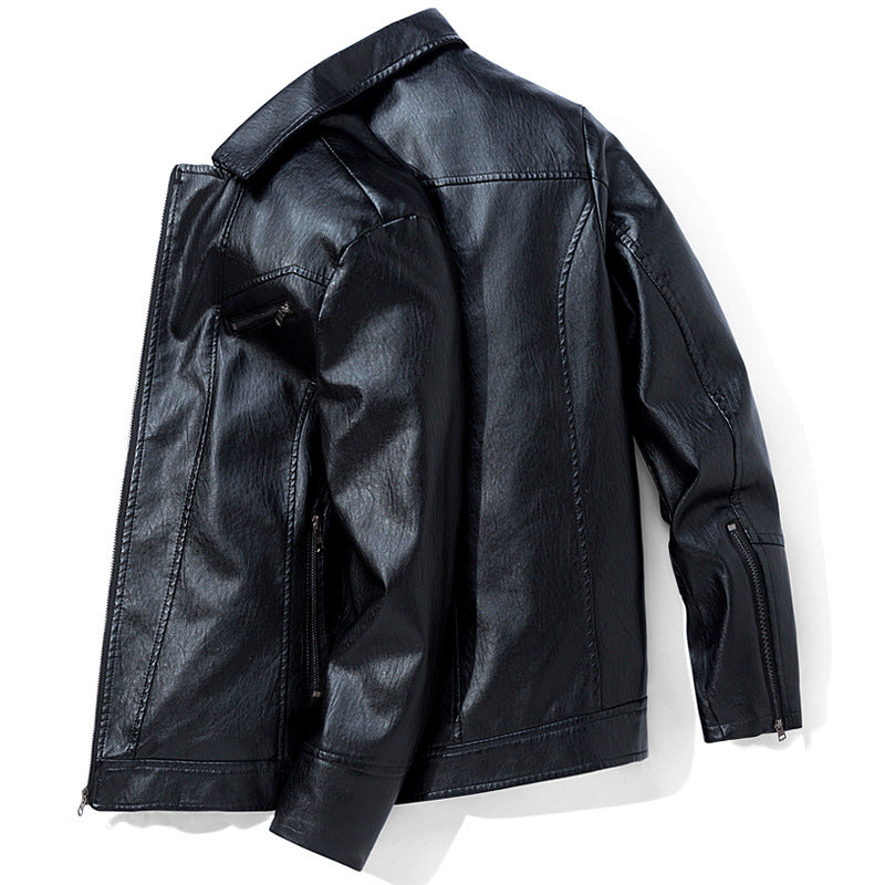 Men's Leather Jackets Leather Suits Thin Washable Leather Jackets | Regalia Lodge