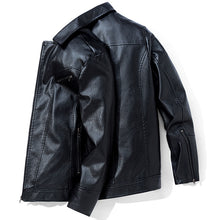 Load image into Gallery viewer, Men&#39;s Leather Jackets Leather Suits Thin Washable Leather Jackets | Regalia Lodge