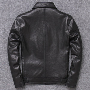 Lightweight Leather Sheepskin Motorcycle Jacket Single Coat | Regalia Lodge