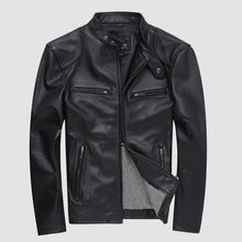 Load image into Gallery viewer, PU leather men&#39;s casual Jacket-Leather jacket for mens | Regalia Lodge