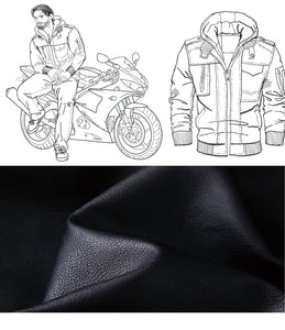 Men's Washed PU Leather Casual Men's Leather Jacket-Leather jacket for mens | Regalia Lodge