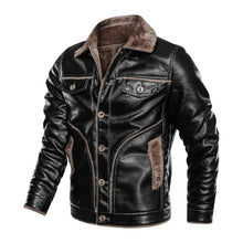 Load image into Gallery viewer, leather jacket for mens-Casual Leather jacket for mens-biker Lightweight Leather jacket | Regalia Lodge