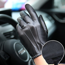 Load image into Gallery viewer, WARMEN men&#39;s PU leather gloves - WARMEN Winter Leather Gloves for Men-WARMEN Mens Texting Winter Gloves -Warmen Faux Leather Winter Gloves | Regalia Lodge