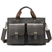 画像をギャラリービューアに読み込む, Men&#39;s Leather business briefcase Hard briefcase Handbag Business Briefcase Official Briefcase Multifunctional Briefcase | Regalia Lodge