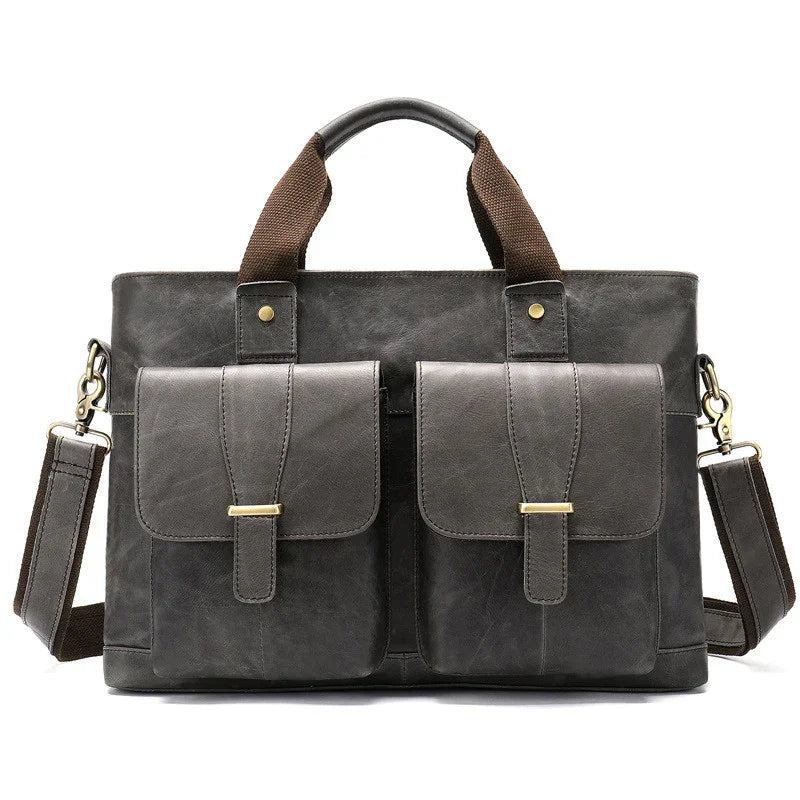 Men's Leather business briefcase Hard briefcase Handbag Business Briefcase Official Briefcase Multifunctional Briefcase | Regalia Lodge
