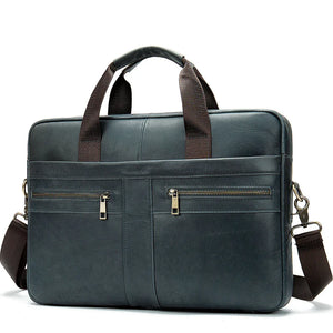 Business men briefcase cowhide layer Hard briefcase Handbag Business Briefcase | Regalia Lodge
