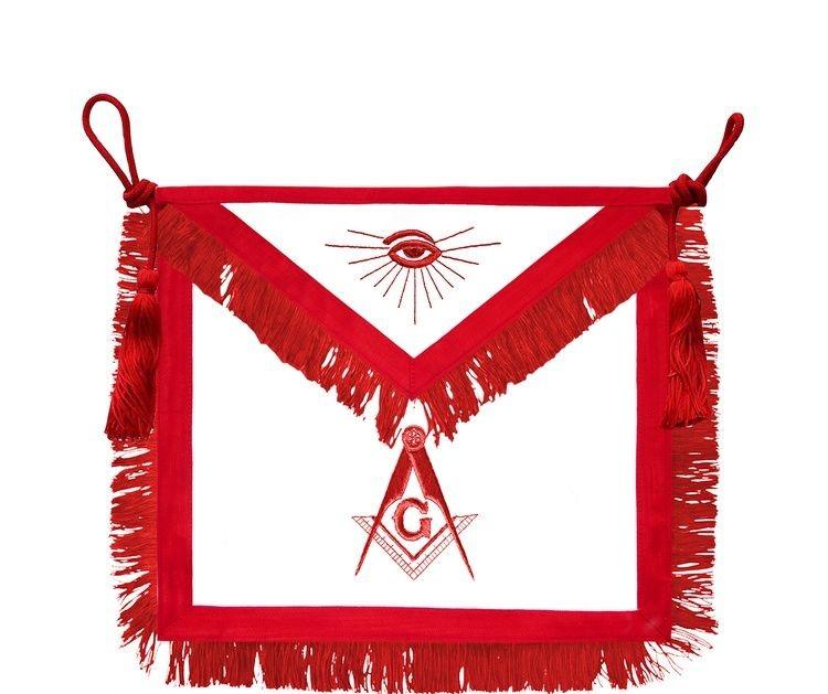 Rito Escoces // Master Mason Signature Hand Embroidered Apron | Regalia Lodge