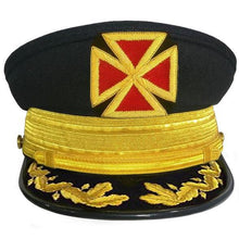 画像をギャラリービューアに読み込む, Knights Templar Dress Caps with Vinework and Gold Braid | Regalia Lodge