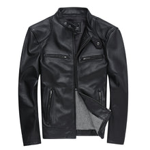 Load image into Gallery viewer, PU leather men&#39;s casual Jacket-Leather jacket for mens | Regalia Lodge