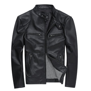 PU leather men's casual Jacket-Leather jacket for mens | Regalia Lodge