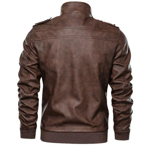 PU Leather Jacket – Hoodless Plain Style | Regalia Lodge