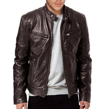 Load image into Gallery viewer, PU Leather Jacket Slim Leather Jacket | Regalia Lodge