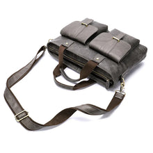 画像をギャラリービューアに読み込む, Men&#39;s Leather business briefcase Hard briefcase Handbag Business Briefcase Official Briefcase Multifunctional Briefcase | Regalia Lodge