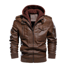 Load image into Gallery viewer, Men&#39;s Washed PU Leather Casual Men&#39;s Leather Jacket-Leather jacket for mens | Regalia Lodge