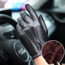 Load image into Gallery viewer, WARMEN men&#39;s PU leather gloves - WARMEN Winter Leather Gloves for Men-WARMEN Mens Texting Winter Gloves -Warmen Faux Leather Winter Gloves | Regalia Lodge