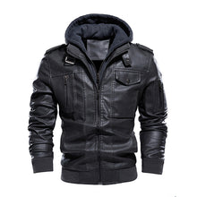 Load image into Gallery viewer, Men&#39;s Washed PU Leather Casual Men&#39;s Leather Jacket-Leather jacket for mens | Regalia Lodge