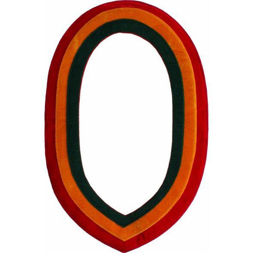 Shriner - Masonic Collar - Red Yellow Green Color Velvet Chain Lining Backing | Regalia Lodge