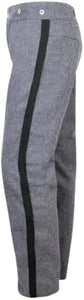 Civil War CS Grey Trouser with 1.5 inch Sky/Yellow/Red/Black/Navy Rank Stripe-Mens Civil War Trousers | Regalia Lodge