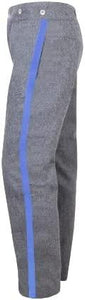 Civil War CS Grey Trouser with 2" inch Sky/Yellow/Red/Black/Navy Rank Stripe-Mens Civil War Trouser | Regalia Lodge