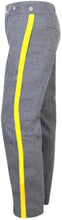 Load image into Gallery viewer, Civil War CS Grey Trouser with 1.5 inch Sky/Yellow/Red/Black/Navy Rank Stripe-Mens Civil War Trousers | Regalia Lodge