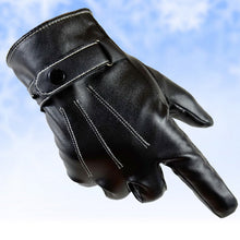 Carica l&#39;immagine nel visualizzatore di Gallery, Leather touch gloves-Leather Gloves for Mens - luxury leather gloves | Regalia Lodge