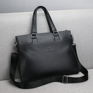 Men's business Synthetic leather briefcase Hard briefcase Handbag Business Briefcase | Regalia Lodge