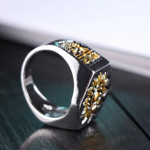 Men's Masonic Vintage Eye Alloy Ring | Regalia Lodge